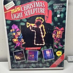 Mr. Christmas Mini Christmas Light Sculpture 24 Inch Angel FAST SHIP!!